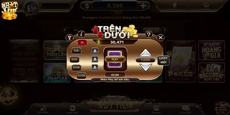 Mini Game Trên Dưới - Hướng Dẫn Cách Chơi Để Nhận Thưởng Mini Game Trên Dưới - Hướng Dẫn Cách Chơi Để Nhận Thưởng